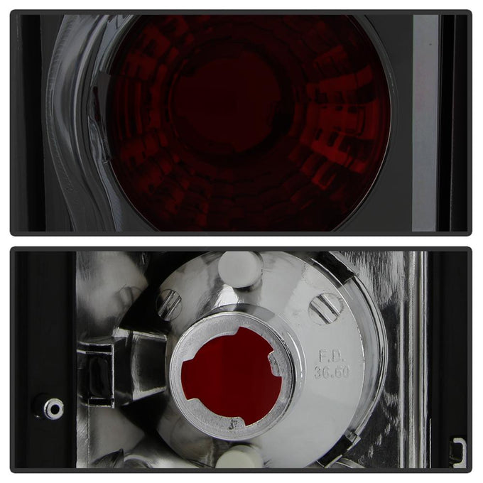 Smoke Euro Style Tail Lights <br>95-02 Ford E150 E250 E350 E450 E550
