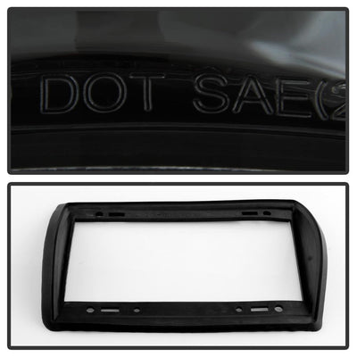 Smoke Euro Style Tail Lights <br>95-02 Ford E150 E250 E350 E450 E550