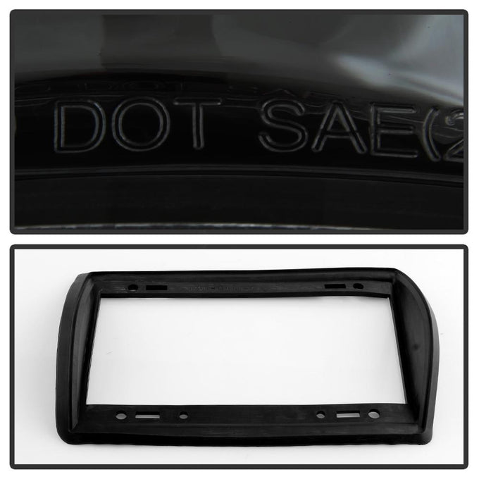Smoke Euro Style Tail Lights <br>95-02 Ford E150 E250 E350 E450 E550