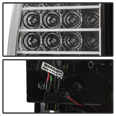 Black LED Tail Lights <br>02-05 Ford Explorer