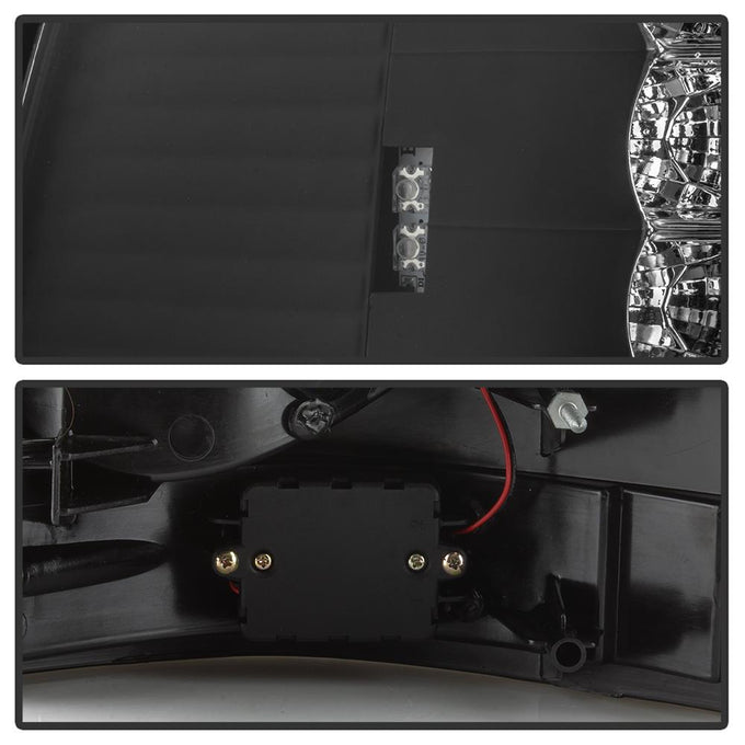 Black LED Tail Lights <br>02-05 Ford Explorer
