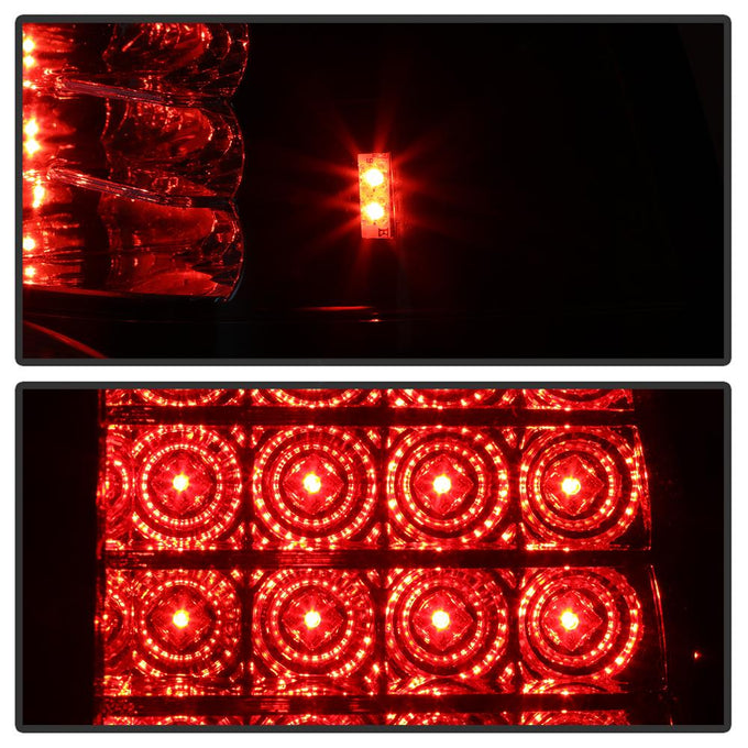 Black LED Tail Lights <br>02-05 Ford Explorer
