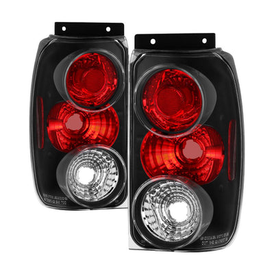 Black Euro Style Tail Lights <br>95-97 Ford Explorer