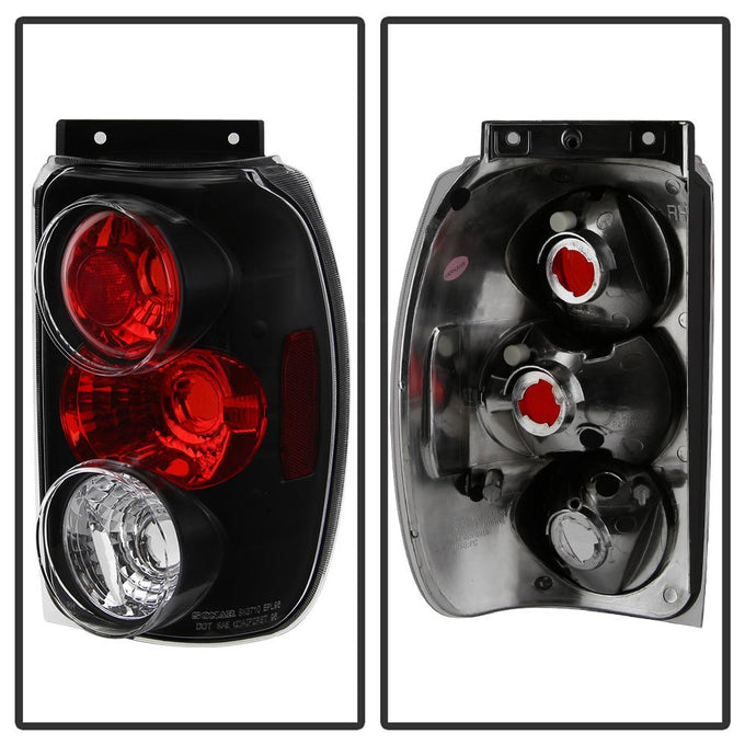 Black Euro Style Tail Lights <br>95-97 Ford Explorer