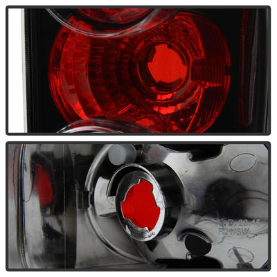 Black Euro Style Tail Lights <br>95-97 Ford Explorer