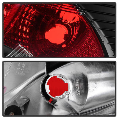 Black Euro Style Tail Lights <br>00-04 Ford Focus