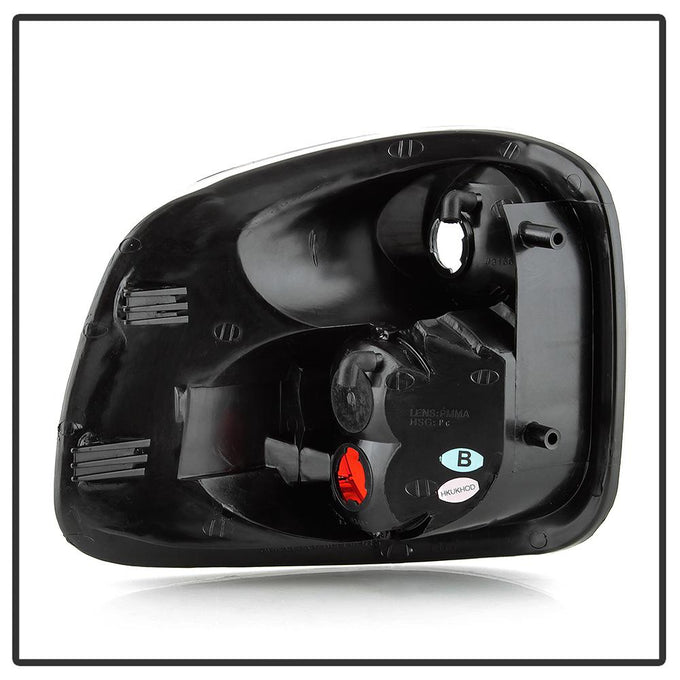 Black Euro Style Tail Lights <br>01-03 Ford F-150