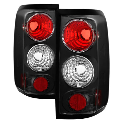 Black Euro Style Tail Lights <br>04-08 Ford F-150