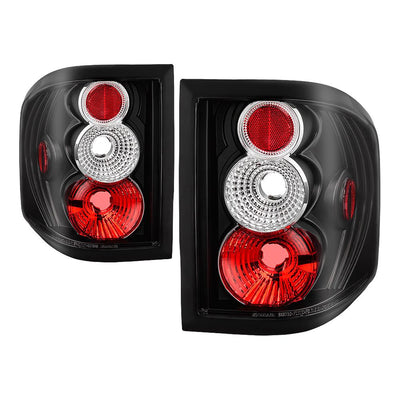 Black Euro Style Tail Lights <br>04-08 Ford F-150