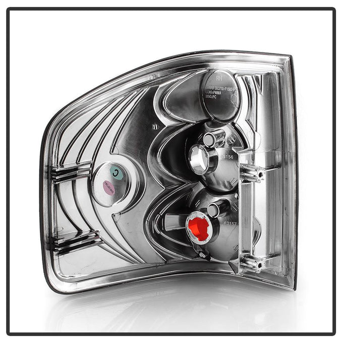 Black Euro Style Tail Lights <br>04-08 Ford F-150