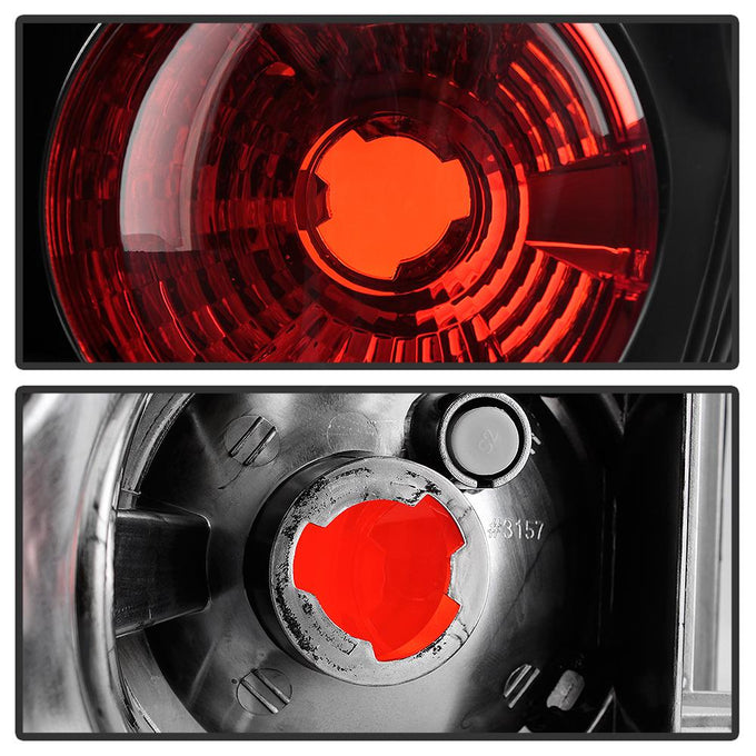 Black Euro Style Tail Lights <br>04-08 Ford F-150