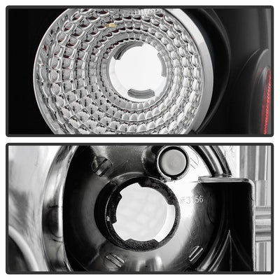 Black Euro Style Tail Lights <br>04-08 Ford F-150