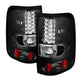 Black LED Tail Lights <br>04-08 Ford F-150