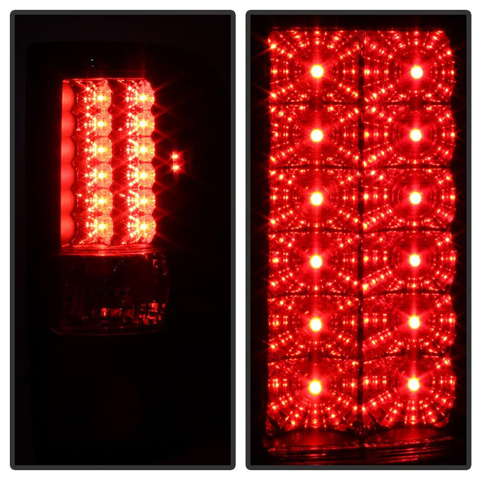 Black LED Tail Lights <br>04-08 Ford F-150