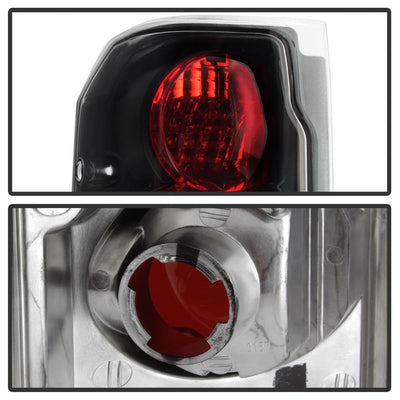 Black Euro Style Tail Lights <br>87-96 Ford F-150 88-96 Ford Bronco