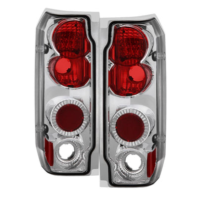 Chrome Euro Style Tail Lights <br>87-96 Ford F-150 88-96 Ford Bronco