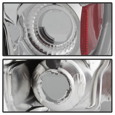 Chrome Euro Style Tail Lights <br>87-96 Ford F-150 88-96 Ford Bronco
