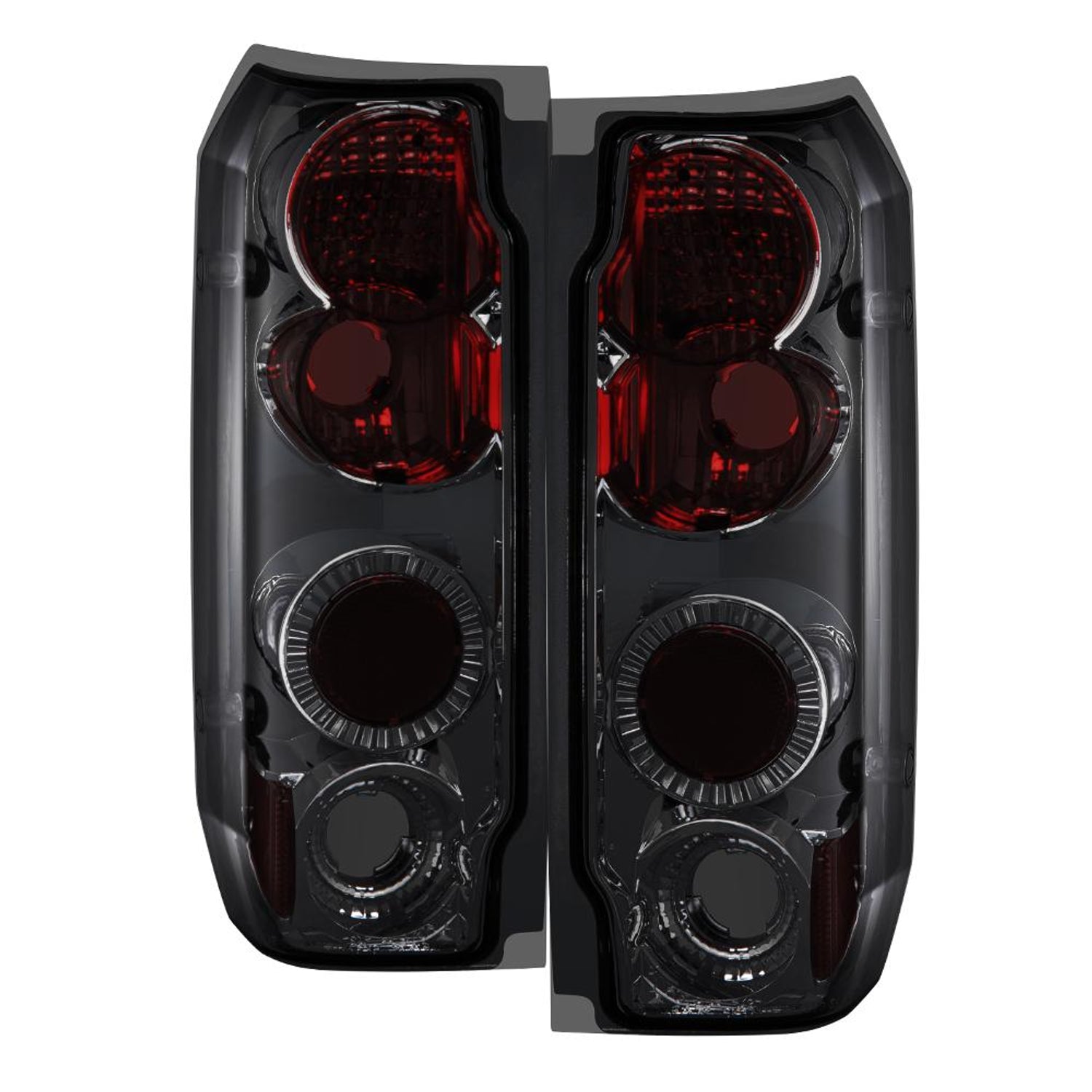 Smoke Euro Style Tail Lights <br>87-96 Ford F-150 88-96 Ford Bronco