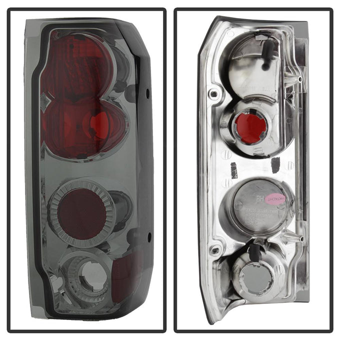 Smoke Euro Style Tail Lights <br>87-96 Ford F-150 88-96 Ford Bronco