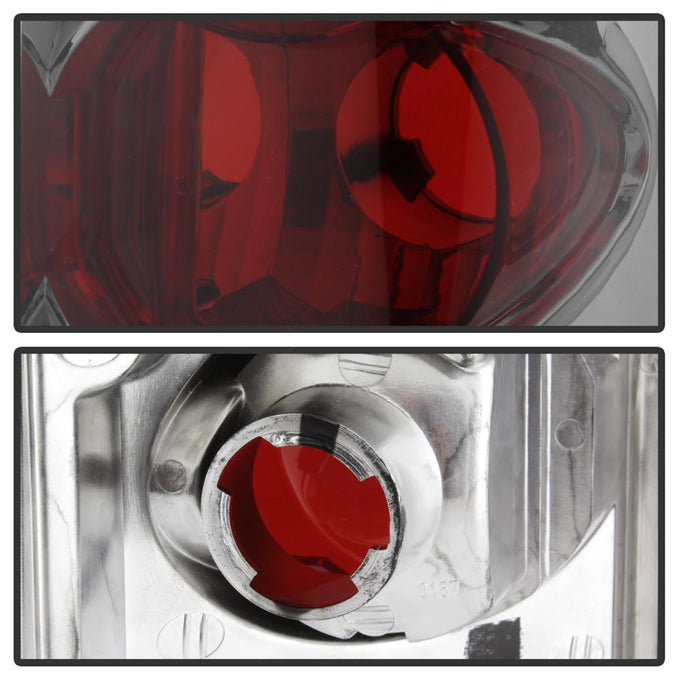 Smoke Euro Style Tail Lights <br>87-96 Ford F-150 88-96 Ford Bronco