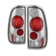 Chrome Euro Style Tail Lights <br>97-03 Ford F150, 99-07 F250-550 Super Duty