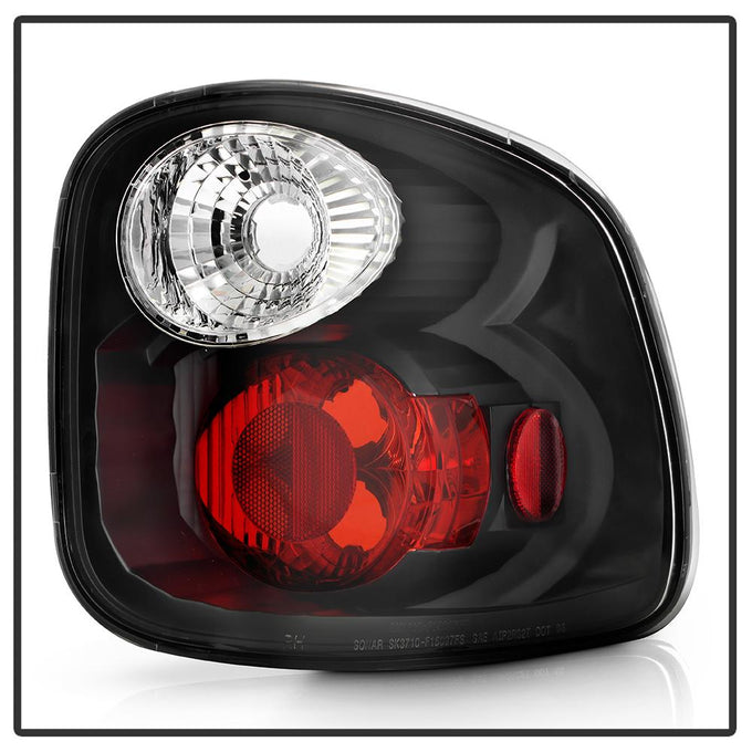Black Euro Style Tail Lights <br>97-00 Ford F-150
