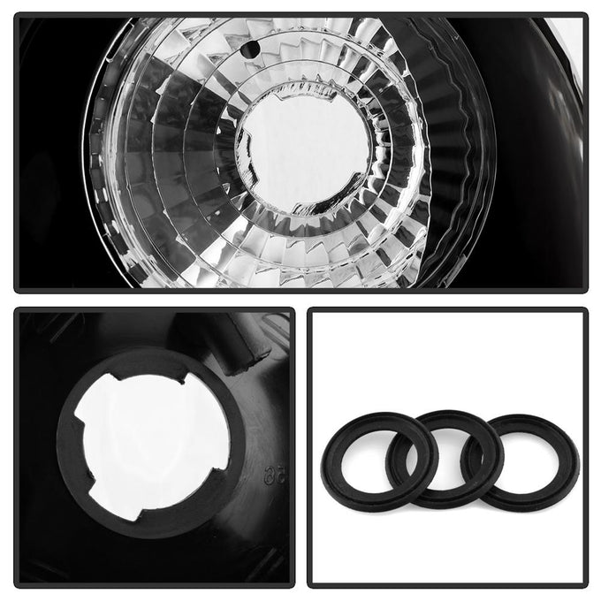 Black Euro Style Tail Lights <br>97-00 Ford F-150