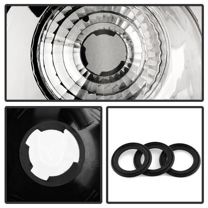 Chrome Euro Style Tail Lights <br>97-00 Ford F-150