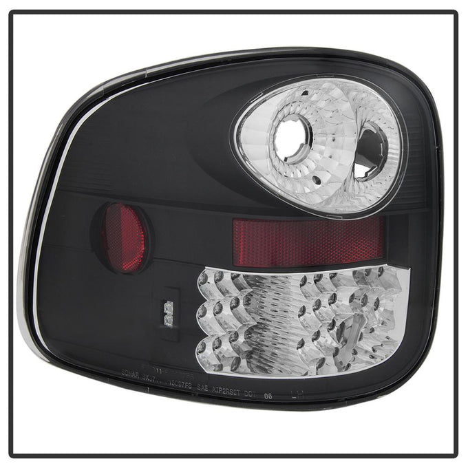 Black LED Tail Lights <br>97-03 Ford F-150