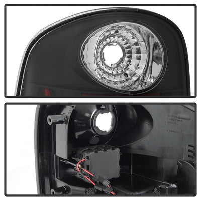 Black LED Tail Lights <br>97-03 Ford F-150
