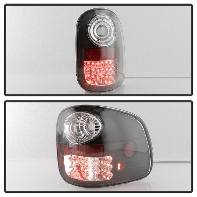 Black LED Tail Lights <br>97-03 Ford F-150