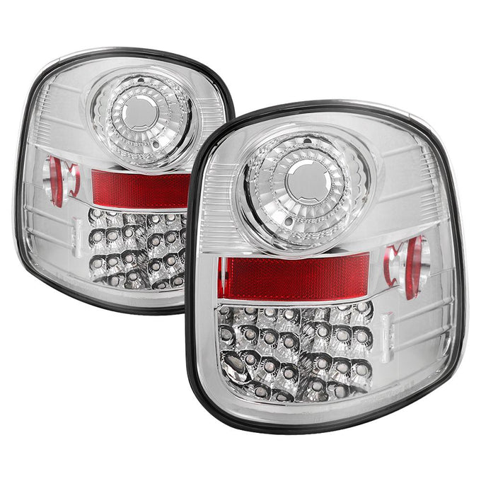 Chrome LED Tail Lights <br>97-03 Ford F-150