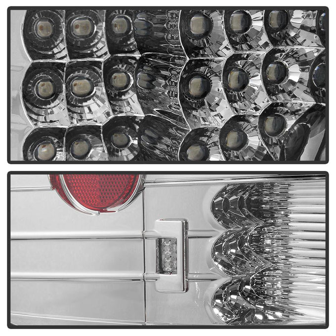 Chrome LED Tail Lights <br>97-03 Ford F-150