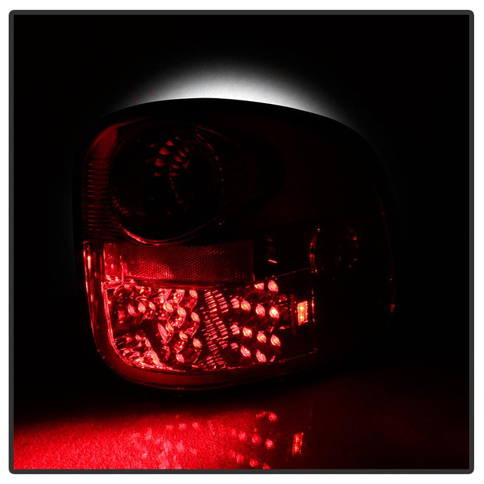 Red Clear LED Tail Lights <br>97-03 Ford F-150