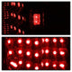 Red Clear LED Tail Lights <br>97-03 Ford F-150