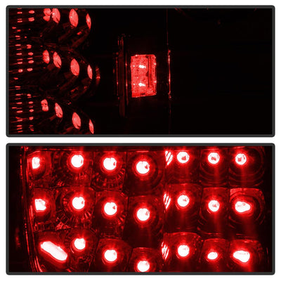 Red Clear LED Tail Lights <br>97-03 Ford F-150