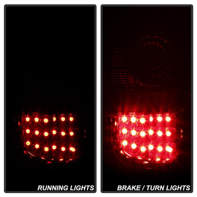Smoke LED Tail Lights <br>97-03 Ford F-150