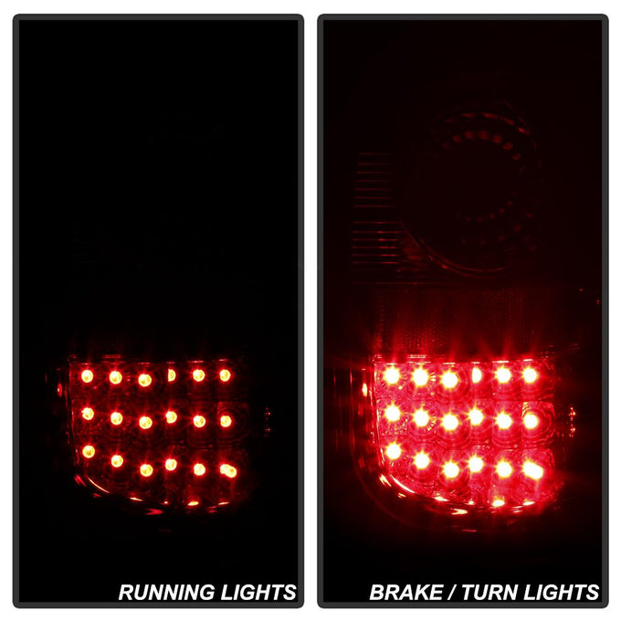 Smoke LED Tail Lights <br>97-03 Ford F-150