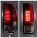 Red Clear LED Tail Lights <br>97-03 Ford F150, 99-07 F250-550 Super Duty
