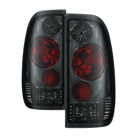 Smoke Euro Style Tail Lights <br>97-03 Ford F150, 99-07 F250-550 Super Duty
