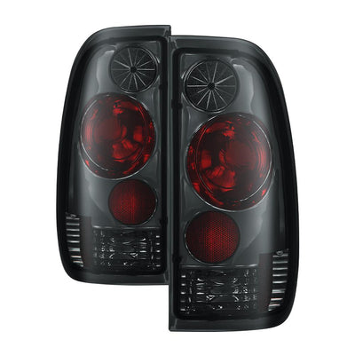 Smoke Euro Style Tail Lights <br>97-03 Ford F150, 99-07 F250-550 Super Duty