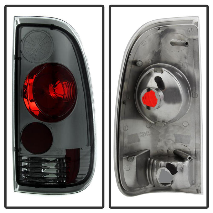 Smoke Euro Style Tail Lights <br>97-03 Ford F150, 99-07 F250-550 Super Duty
