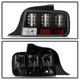 Black LED Tail Lights <br>05-09 Ford Mustang