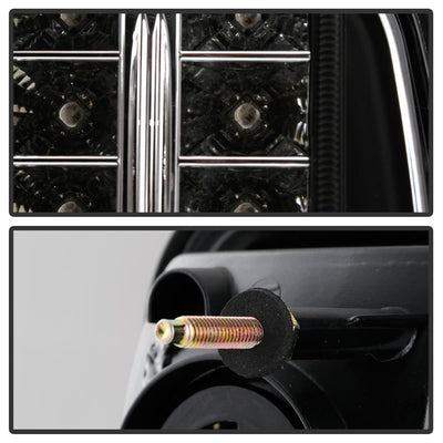 Black LED Tail Lights <br>05-09 Ford Mustang