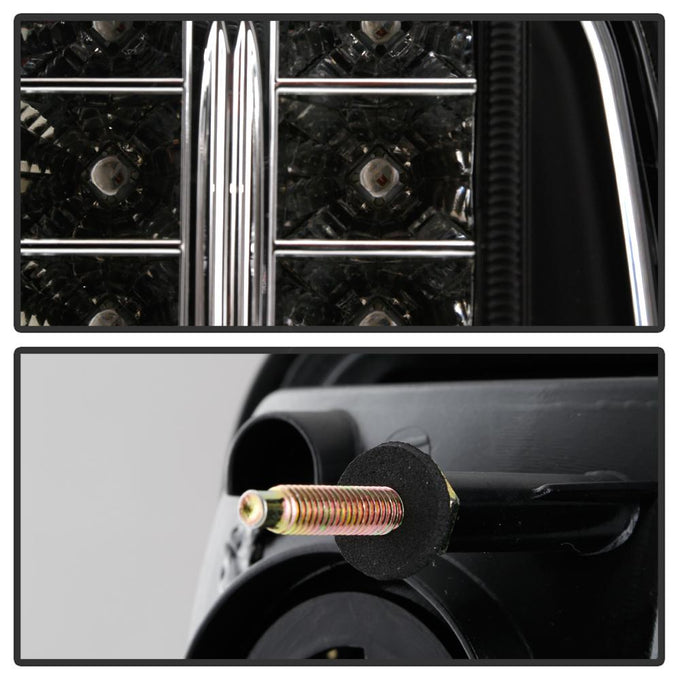Black LED Tail Lights <br>05-09 Ford Mustang