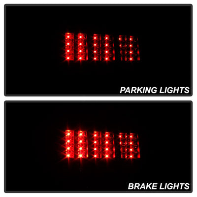 Black LED Tail Lights <br>05-09 Ford Mustang