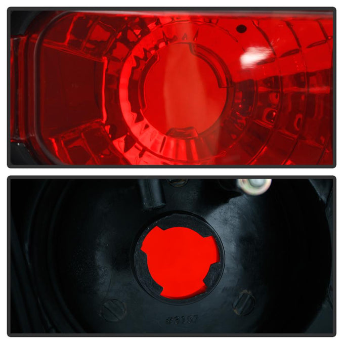Black Euro Style Tail Lights <br>99-04 Ford Mustang