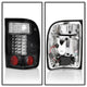 Black LED Tail Lights <br>01-05 Ford Ranger