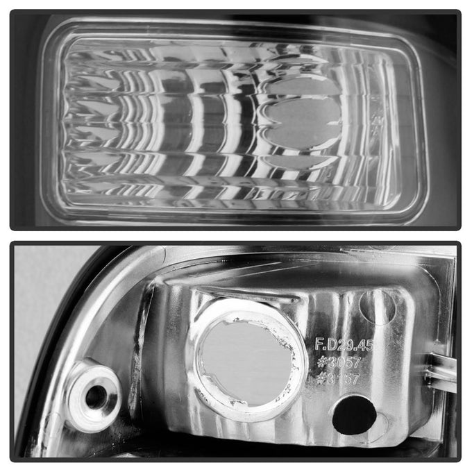 Black LED Tail Lights <br>01-05 Ford Ranger