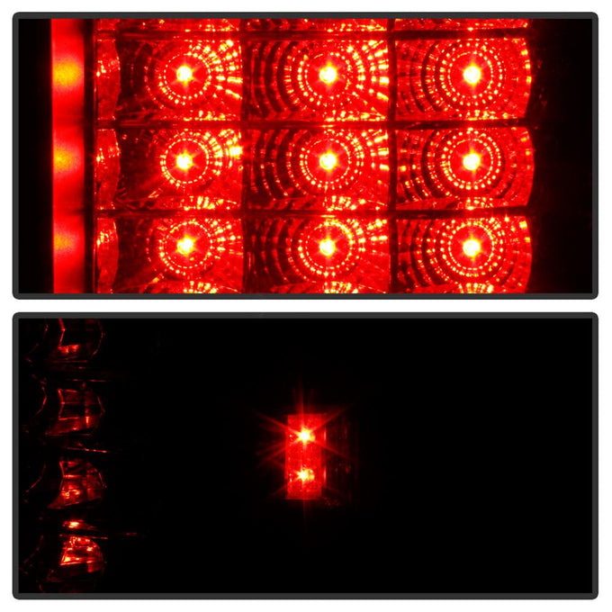 Black LED Tail Lights <br>01-05 Ford Ranger
